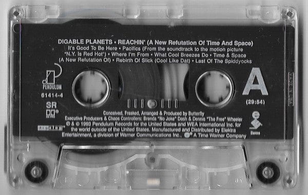 Digable Planets – Reachin' (A New Refutation Of Time And Space) (Cassette, Pendulum Records, 1993) Image 4