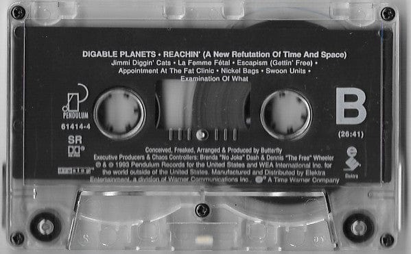 Digable Planets - Reachin' (A New Refutation Of Time And Space) (Cassette)