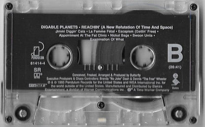 Digable Planets – Reachin' (A New Refutation Of Time And Space) (Cassette, Pendulum Records, 1993) Image 5