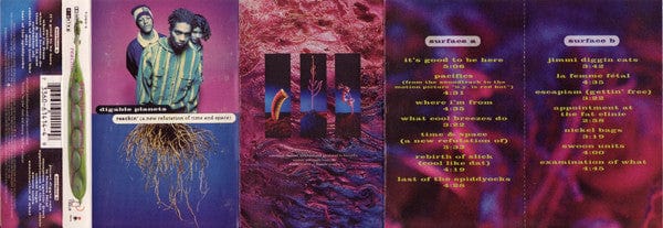 Digable Planets - Reachin' (A New Refutation Of Time And Space) (Cassette)