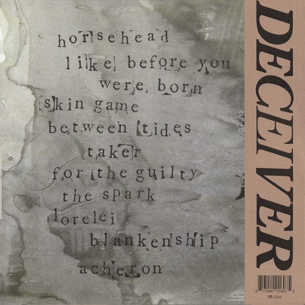 DIIV - Deceiver (LP) Captured Tracks Vinyl 817949016975