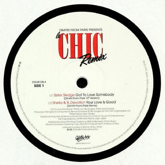 Dimitri From Paris - Le Chic Remix (12", RM) on Glitterbox at Further Records