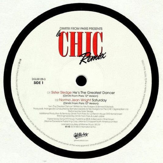 Dimitri From Paris - Le Chic Remix (12") Glitterbox Vinyl