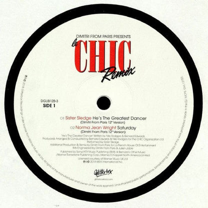 Dimitri From Paris - Le Chic Remix (12") Glitterbox Vinyl