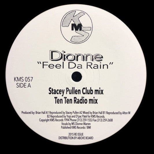 Dionne - Feel Da Rain (12", RE, RM) KMS