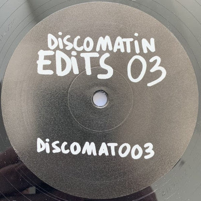 Discomatin - Discomatin Edits 03 (12") Discomatin Vinyl