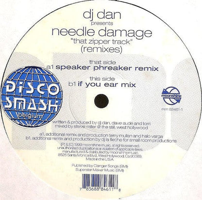 DJ Dan - That Zipper Track (Remixes) (12") Moonshine Music