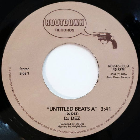 DJ Dez - Untitled Beats (7") Root Down Records