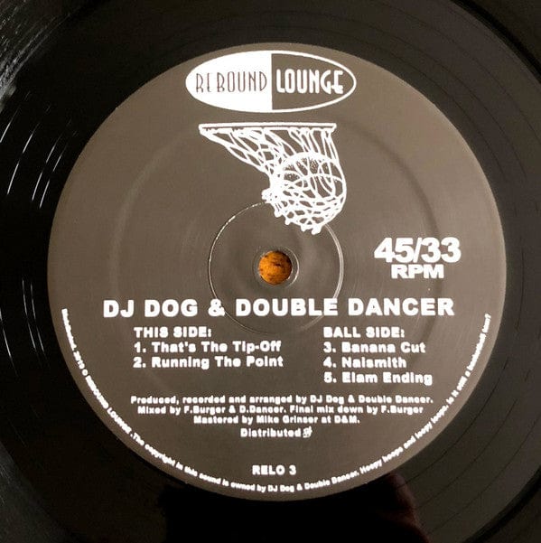 DJ Dog (2) & Double Dancer - Rebound Lounge 3 (12") Rebound Lounge Vinyl