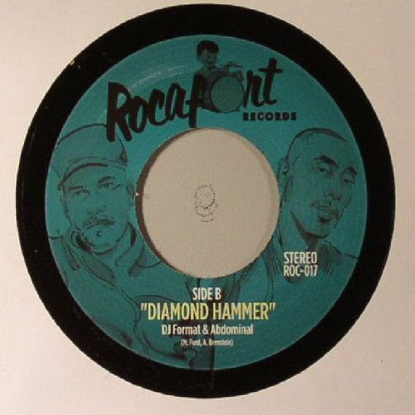DJ Format & Abdominal - We're Back / Diamond Hammer (7", Single) Rocafort Records