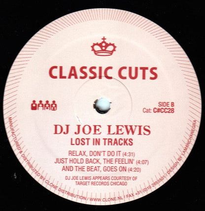 DJ Joe Lewis* - Lost In Tracks (12") Clone Classic Cuts Vinyl