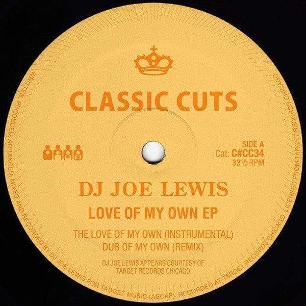 DJ Joe Lewis* - Love Of My Own EP (12") Clone Classic Cuts Vinyl