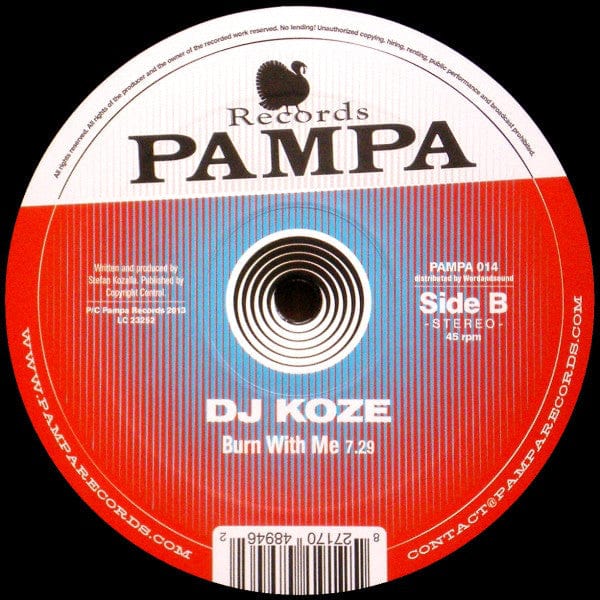 DJ Koze - La Duquesa / Burn With Me (12") Pampa Records