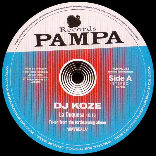 DJ Koze - La Duquesa / Burn With Me (12") Pampa Records
