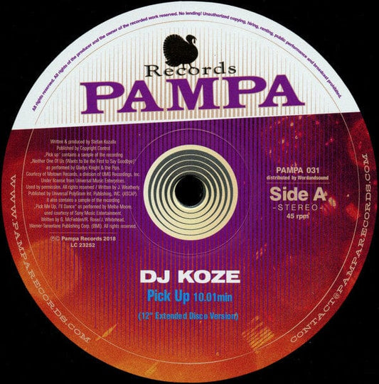 DJ Koze - Pick Up (12", Single) on Pampa Records at Further Records
