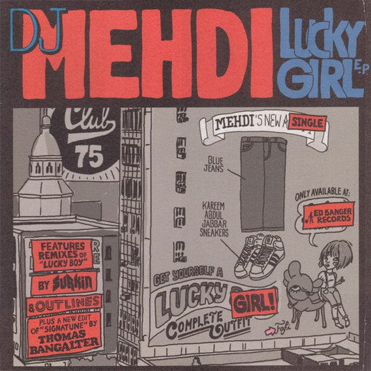 DJ Mehdi - Lucky Girl EP (12") Ed Banger Records, Because Music Vinyl 5060107720848