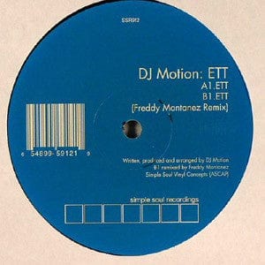 DJ Motion – ETT (12", Simple Soul Recordings, 2004) Front Cover