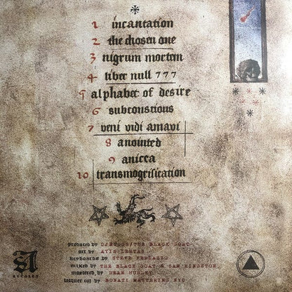 DJ Muggs the Black Goat* - Dies Occidendum (LP) Sacred Bones Records Vinyl 843563137420