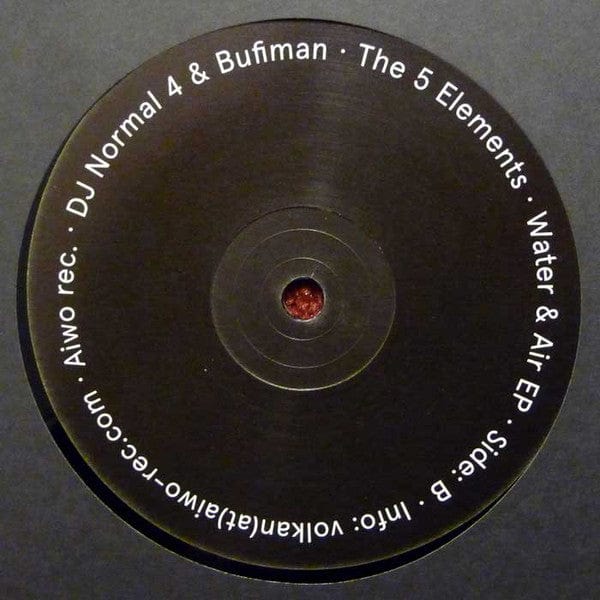 DJ Normal 4 & Bufiman - The 5 Elements Water & Air EP (12", EP, RP) on Further Records at Further Records