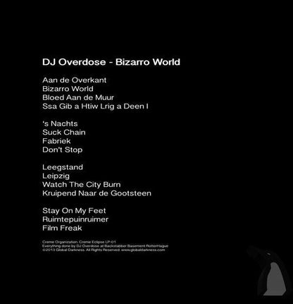 DJ Overdose - Bizarro World (2x12", Album) Crème Organization