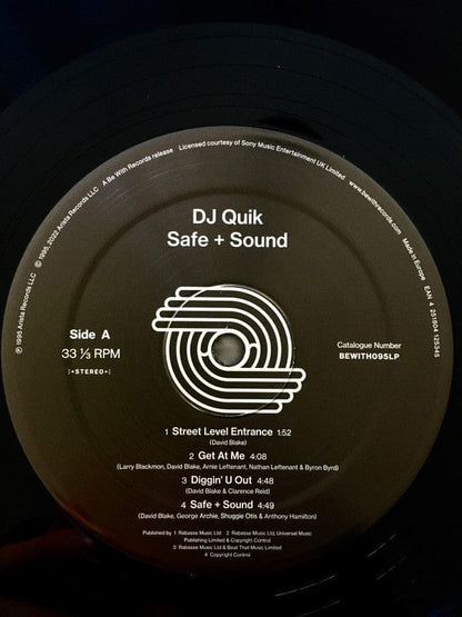 DJ Quik - Safe + Sound (2xLP) Be With Records Vinyl 4251804125345