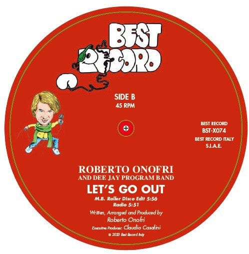 DJ Roberto Onofri & Dee Jay Program Band - Let's Go Out (12", Ltd, RE, RM) Best Record Italy, Best Record, Massaroni Record