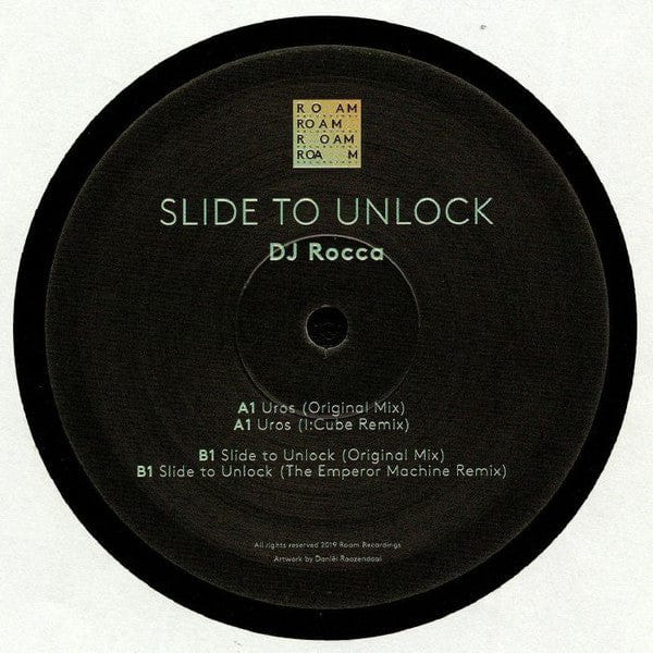 DJ Rocca - Slide To Unlock (12") Roam Recordings Vinyl