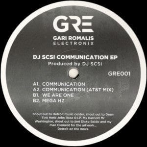 DJ SCSI - Communication EP (12") Gari Romalis Electronix Vinyl