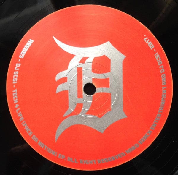 DJ SCSI - Tech 4 Life - Face Da Nation (12", EP, Ltd) Hard Beach Entertainment