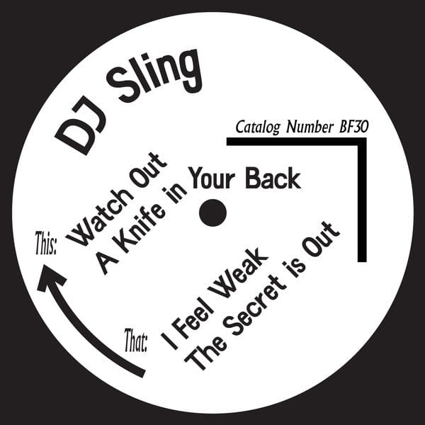 DJ Sling - The Secret EP (12") Born Free Records Vinyl