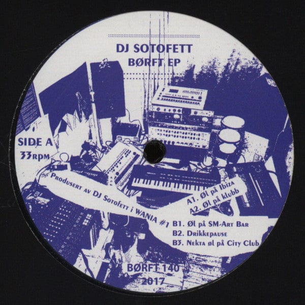 DJ Sotofett – Børft EP (12", Börft Records, 2017) Front Cover
