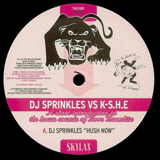 DJ Sprinkles Vs Kami-Sakunobe House Explosion K-S.H.E - A Short Introduction To The House Sounds Of Terre Thaemlitz (12") Skylax Vinyl