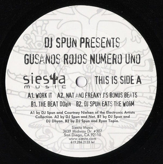 DJ Spun - Gusanos Rojos Numero Uno (12") Siesta Music