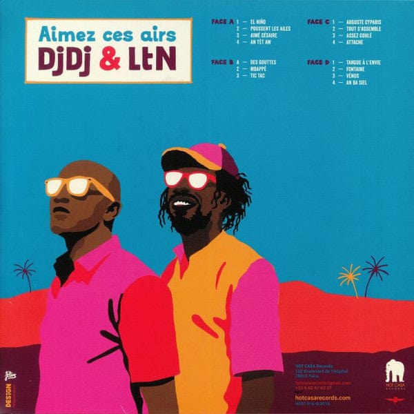 DjeuhDjoah & Lieutenant Nicholson - Aimez Ces Airs (2xLP) Hot Casa Records Vinyl 3516628274312