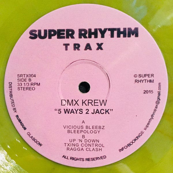DMX Krew - 5 Ways 2 Jack (12", RP, Yel) Super Rhythm Trax