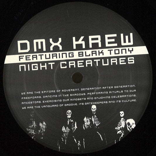 DMX Krew Feat. Blak Tony - Night Creatures (12") on Breakin' Records at Further Records