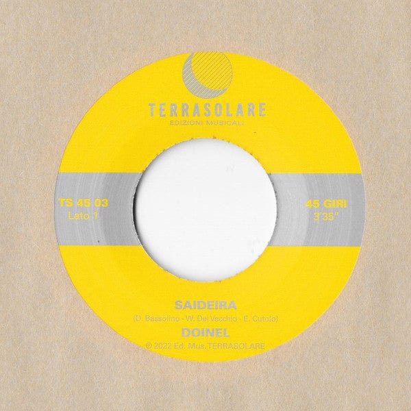 Doinel - Saideira (7") Terrasolare Vinyl