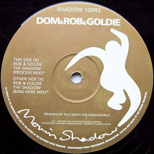 Dom* & Rob* & Goldie - The Shadow (12", Ltd) Moving Shadow, Moving Shadow