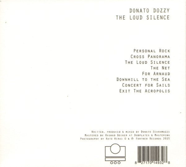 Donato Dozzy - The Loud Silence (CD) Further Records CD 827170149328