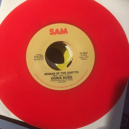Doris Duke - Woman Of The Ghetto (7", RE, RM, RP, Red) Sam Records