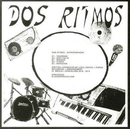 Dos Ritmos - Antropophony (12") Klasse Wrecks Vinyl