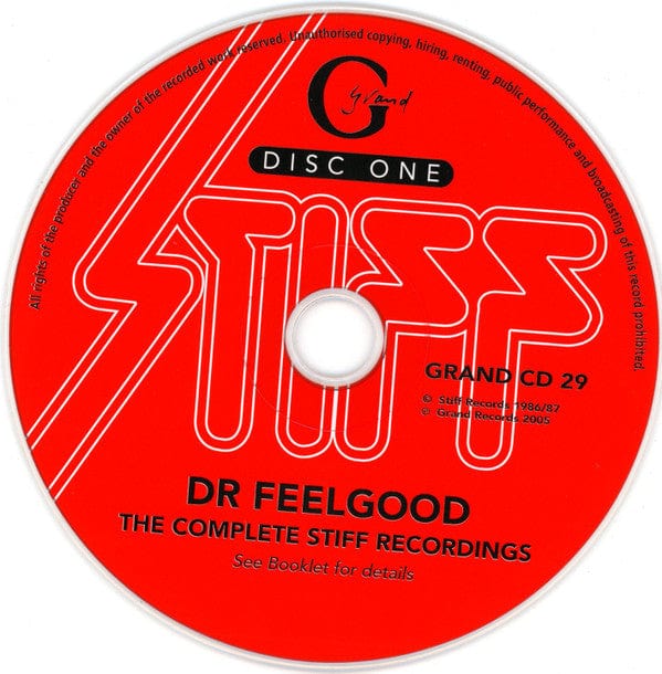 Dr Feelgood* - Complete Stiff Recordings (2xCD) Grand Records (2) CD 5018349029021
