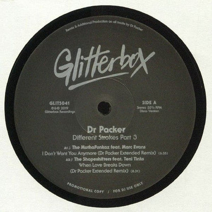 Dr. Packer - Different Strokes Part 3 (12") Glitterbox Vinyl