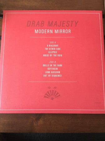 Drab Majesty – Modern Mirror (LP, Purple Transparent, Dais Records, 2019) Image 3