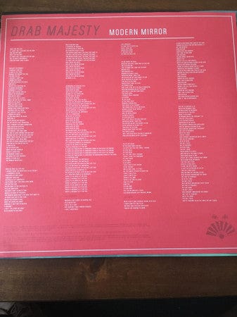 Drab Majesty – Modern Mirror (LP, Purple Transparent, Dais Records, 2019) Image 5