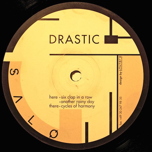 Drastic – Cycles Of Harmony (12", Salo, 2001) Front Cover