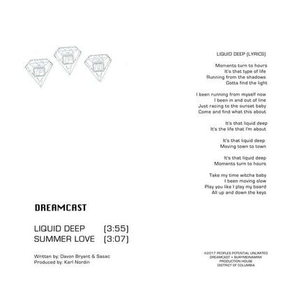 Dreamcast (4) - Liquid Deep (7") Peoples Potential Unlimited Vinyl