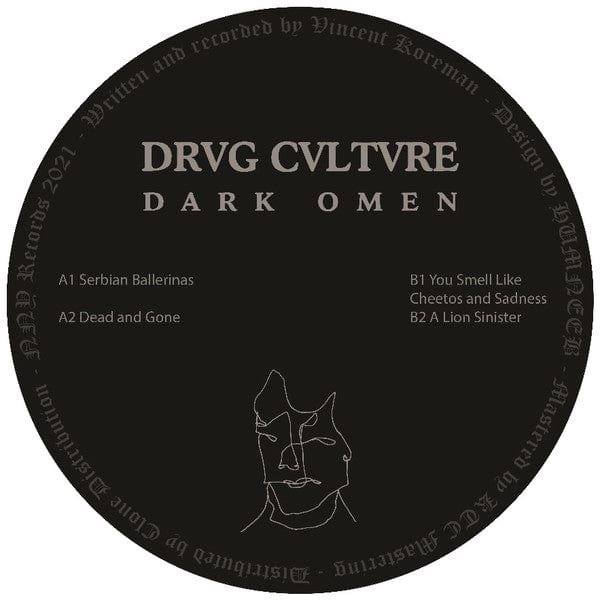Drvg Cvltvre - Dark Omen (12") NNY Records Vinyl