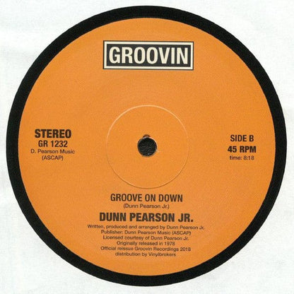 Dunn Pearson Jr. - Groove On Down (12", RE) Groovin Recordings