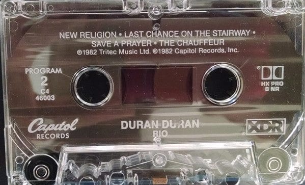 Duran Duran - Rio (Cassette) – Further Records